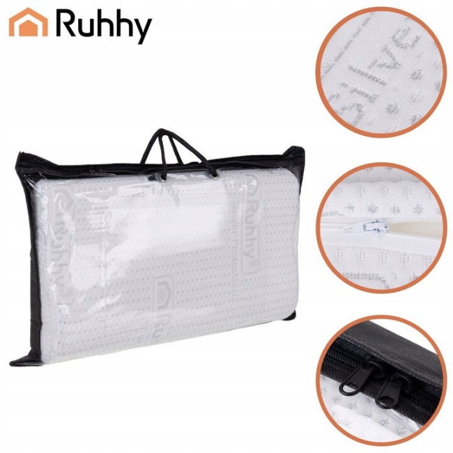 Ортопедическая подушка Ruhhy 26039 с эффектом памяти, анатомическая, 49?30 см