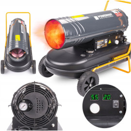 Дизельна теплова пушка на колесах з термостатом Powermat 40кВт (Польща)