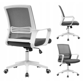 Офісне крісло Hanert Vision Сірий/Білий