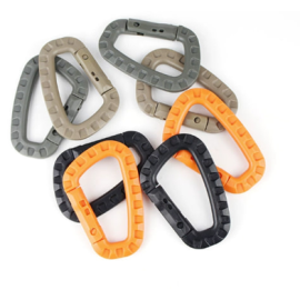 Карабін великий пластиковий SteelCats Olive