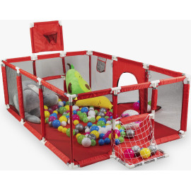 Дитячий манеж червоний 180×120см Diego