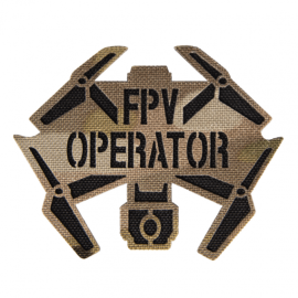 Шеврон Камотек FPV Оператор (6*8) MC Лазерна Різка