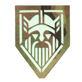 Шеврон Camotec  Вікінг (6*8) Multicam/Люмін Лазерна Різка (8858)