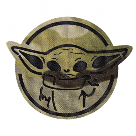 Шеврон Camotec  Бейбі Йода/Грогу Multicam Лазерна Різка (8634)