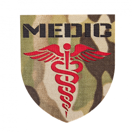 Шеврон Camotec  Medic (7*8) MC Лазерна Різка (9148