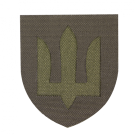 Шеврон Camotec ЗCУ Сухопутні війська (7*8) Олива Лазерна Різка