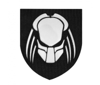 Шеврон Camotec Хижак НПУ (7*8) Чорний/Рефлект Лазерна Різка