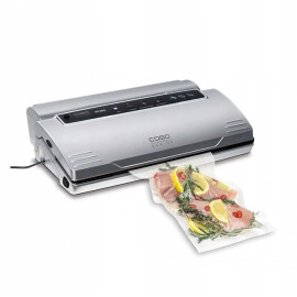 Вакуумний упаковщик СASO Design VC 200 з боксом, 120 Вт, вбудований різаки