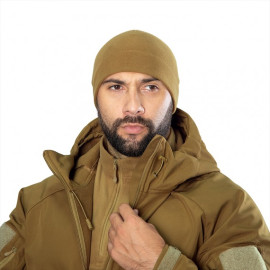 Шапка флісова Camotec Beanie 3.0 Himatec 100 Койот