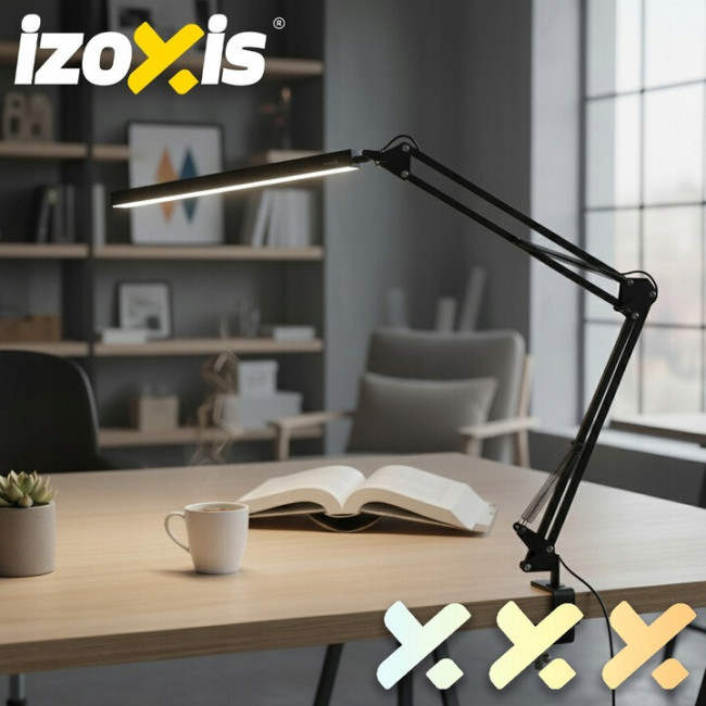 Настільна лампа Izoxis 26357 LED, 3 кольори, 10 рівнів яскравості, USB, 2-в-1