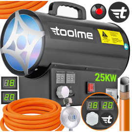 Теплова пушка з термостатом 25кВт Toolme (Польща)
