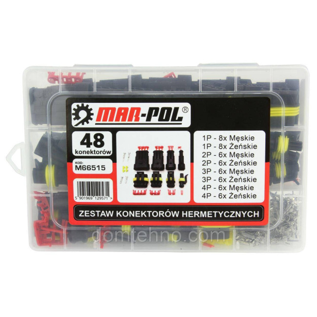 Набір герметичних роз'ємів для електричних контактів МАР-ПОЛ 48ел M66515