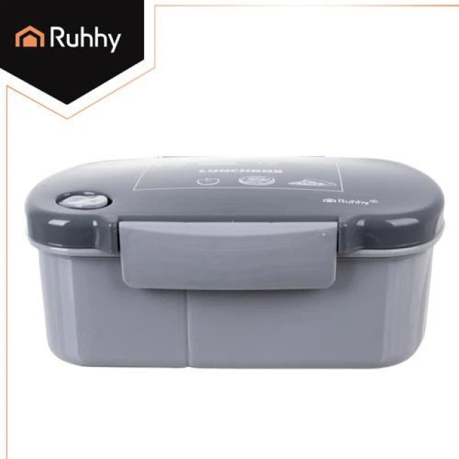Ланчбокс, контейнер для їжі 800 мл сірий Ruhhy 26169/n