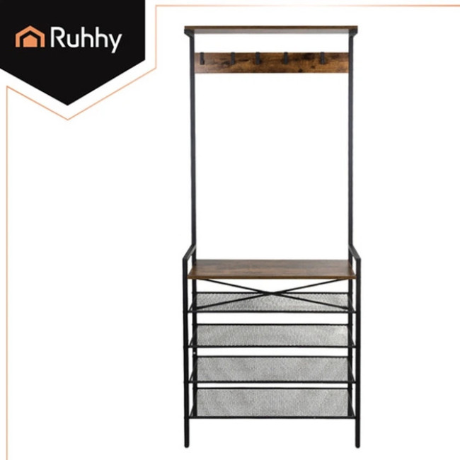 Вішалка для одягу напольна з гачками Ruhhy 27035/n