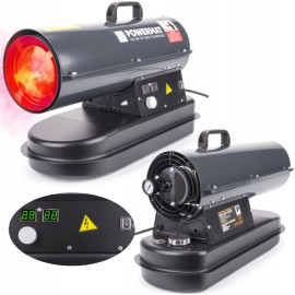 Тепловаа пушка дизельная на колесах с термостатом Powermat 20 кВт (Польша)