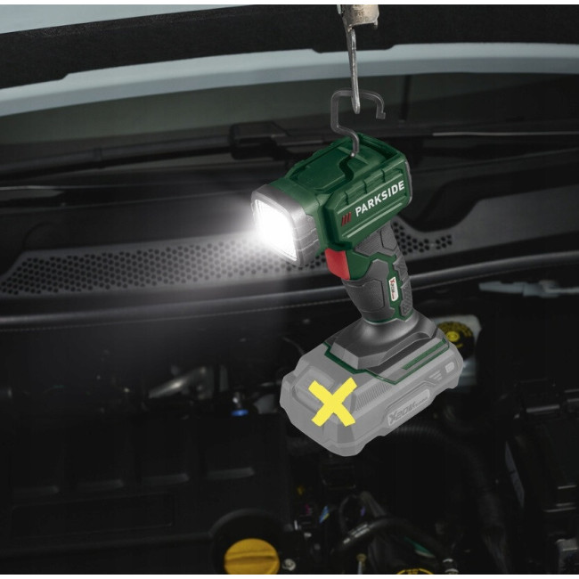 Акумуляторний світлодіодний ліхтар 280 лм 3 Вт Parkside (PLHLA 20-Li C1)