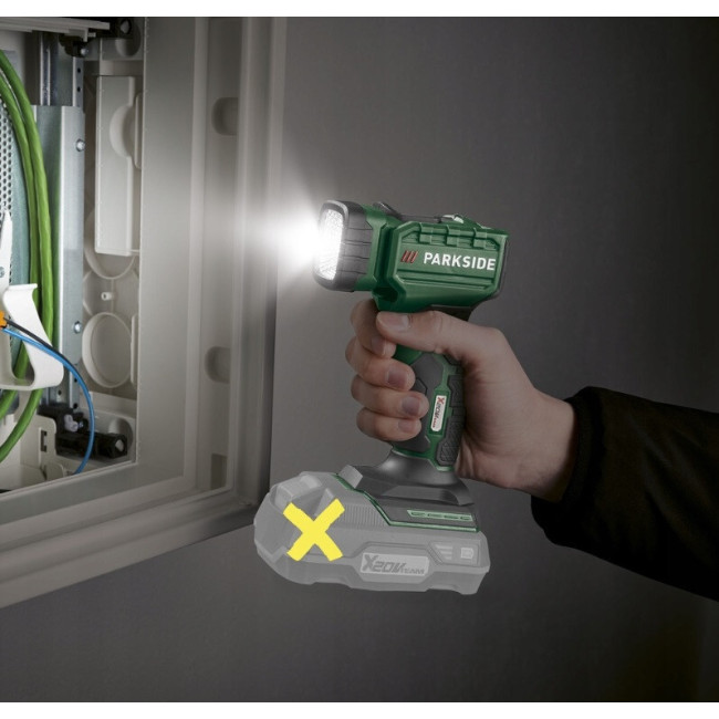 Акумуляторний світлодіодний ліхтар 280 лм 3 Вт Parkside (PLHLA 20-Li C1)