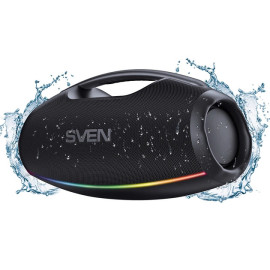Портативная колонка бумбокс SVEN PS-990 із захистом від води 180 Вт 5200 мАч Bluetooth RGB підсвітка