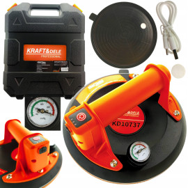 Аккумуляторная присоска для стекла 190кг 200мм Kraft&Dele (Польша)