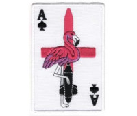 Шеврон SteelCats Фламінго / тк.біла / кол / нарукавна емблема