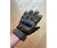 Рукавиці тактичні зі захистом Military Plus олива