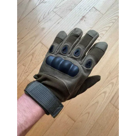 Рукавиці тактичні зі захистом Military Plus олива