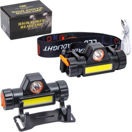 Ліхтарик налобний акумуляторний  LED 101ліхтар потужний +МАГНІТ Tipe-C COB CREE