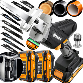 Акумуляторна сабельна пила 21В 2Ач Majster Pro (Польща)