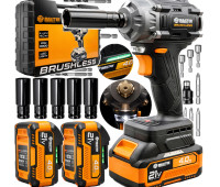 Гайковерт акумуляторний ударний 500Нм Majster Pro (Польща)