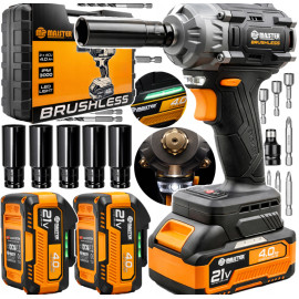 Гайковерт акумуляторний ударний 500Нм Majster Pro (Польща)