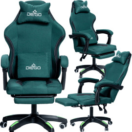 Кресло геймерское DIEGO Soft Green
