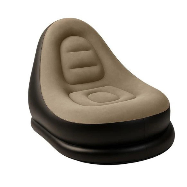 Зручне крісло надувне + пуф підставка для ніг GARDLOV 25365