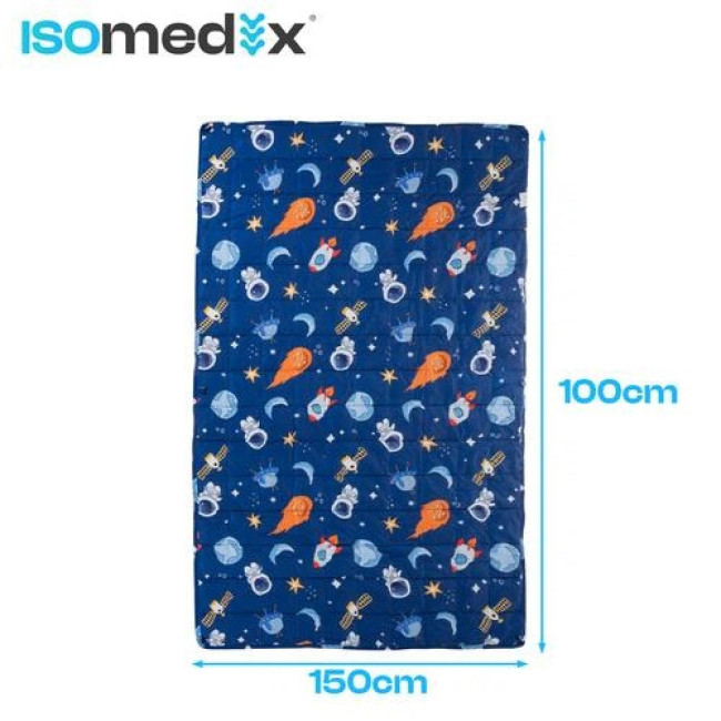 Ковдра обтяжена гравітаційна 100x150 см 4 кг Isomedix 26897/n