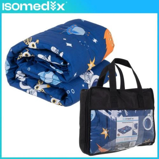 Ковдра обтяжена гравітаційна 100x150 см 4 кг Isomedix 26897/n