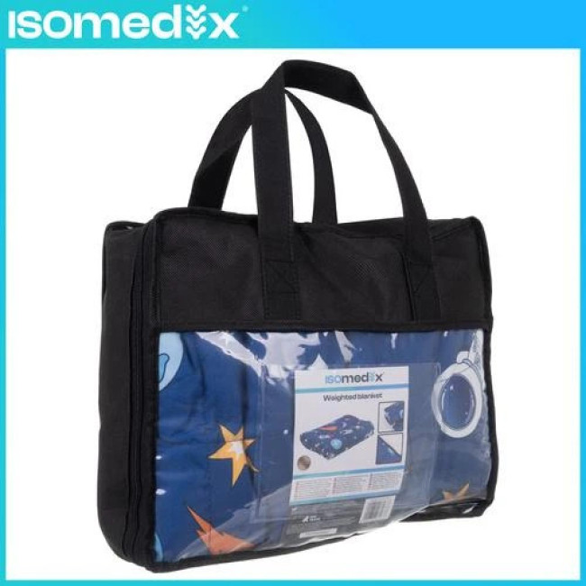 Ковдра обтяжена гравітаційна 100x150 см 4 кг Isomedix 26897/n