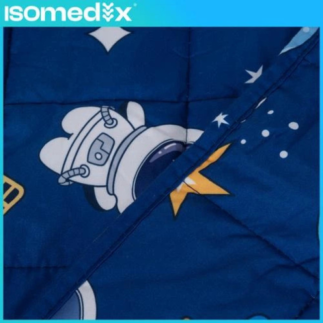 Ковдра обтяжена гравітаційна 100x150 см 4 кг Isomedix 26897/n