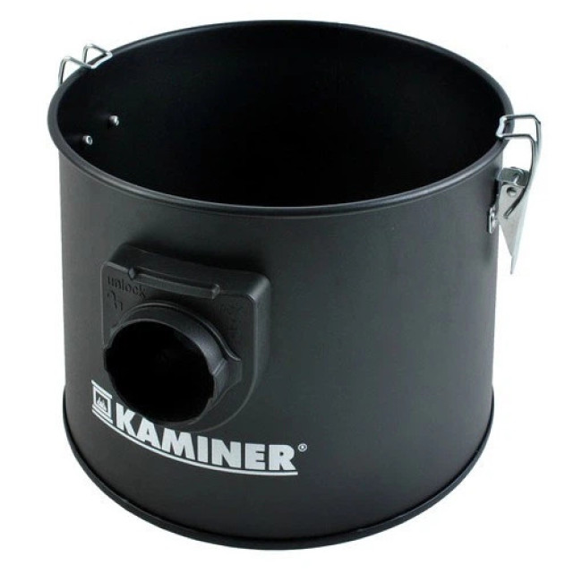 Пилосос для каміна та попелу Kaminer 26240 10л 800Вт металевий для прибирання золи
