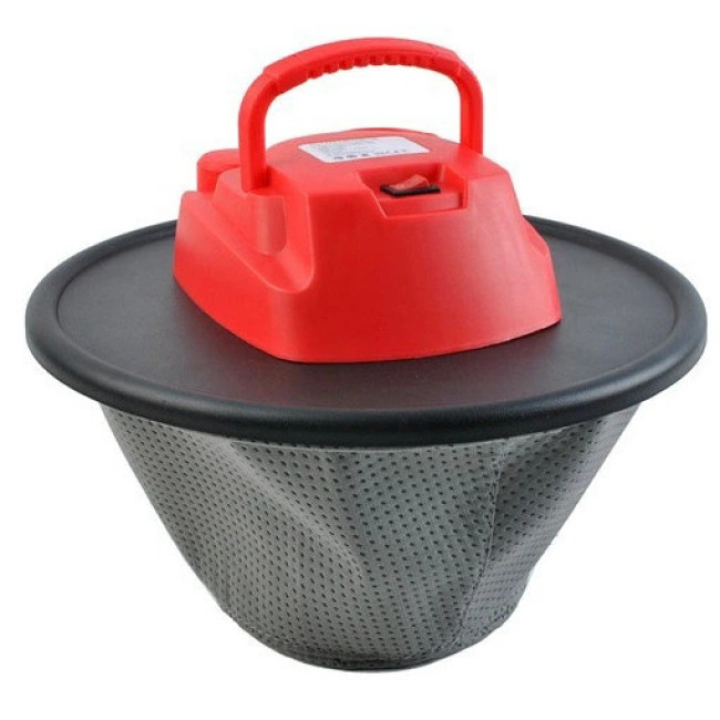 Пилосос для каміна та попелу Kaminer 26240 10л 800Вт металевий для прибирання золи