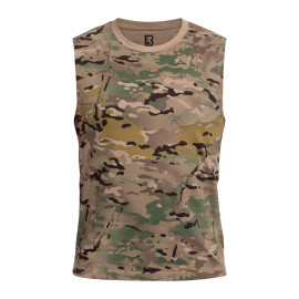 Футболка Tank Top Brandit Sleeveless - Tactical Camo BD4206