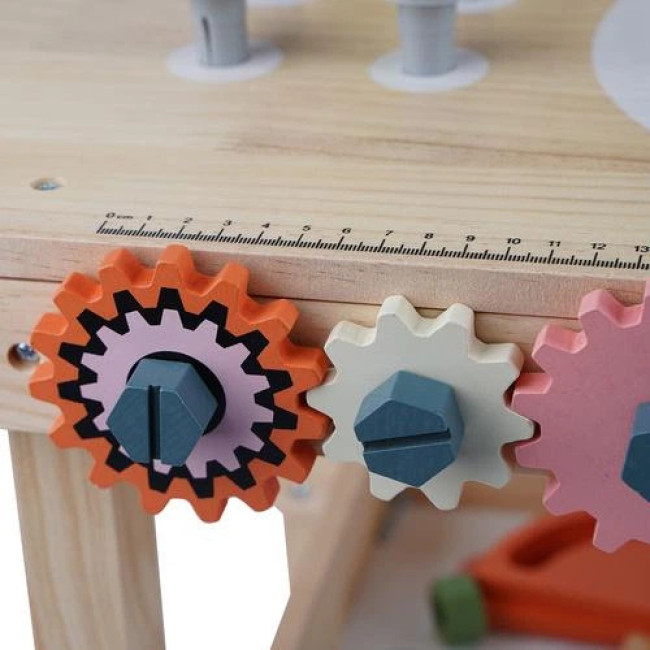 Детская мастерская с деревянными инструментами 3в1 Kruzzel 26546