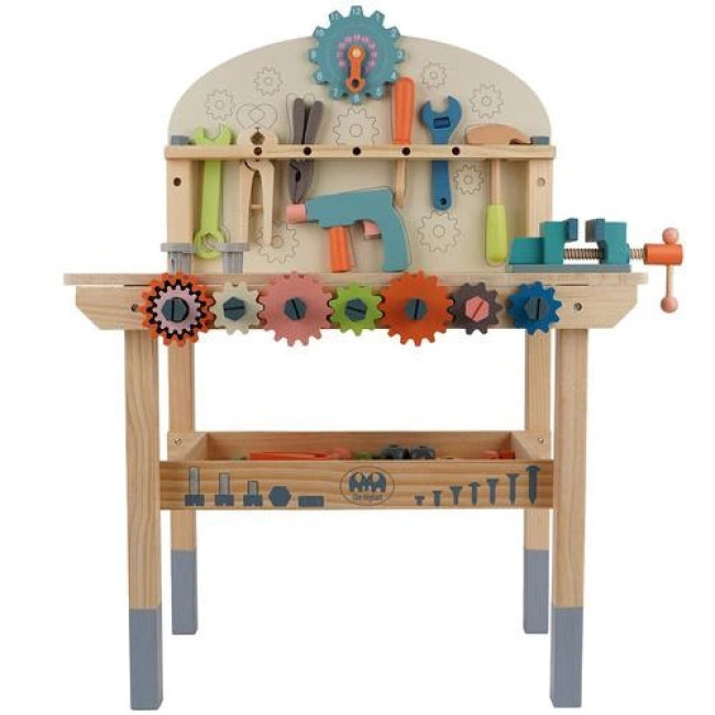 Детская мастерская с деревянными инструментами 3в1 Kruzzel 26546