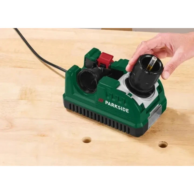 Точильний верстат для свердел Parkside PBSG 92 A1, 92 Вт, для металу, дерева та каменю