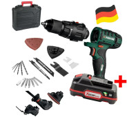 Акумуляторний шуруповерт 3в1 PARKSIDE PKGA 20-Li C2