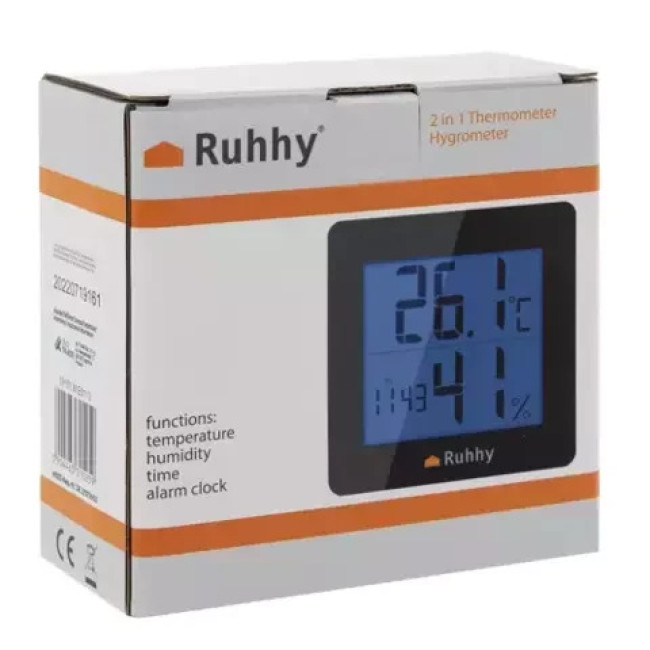 Термометр/гигрометр Ruhhy 19161