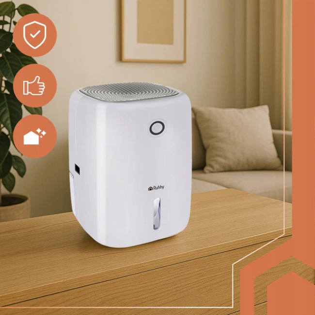 Осушитель воздуха RUHHY 22.5 Вт 800 мл 330 мл в день Белый (26829)