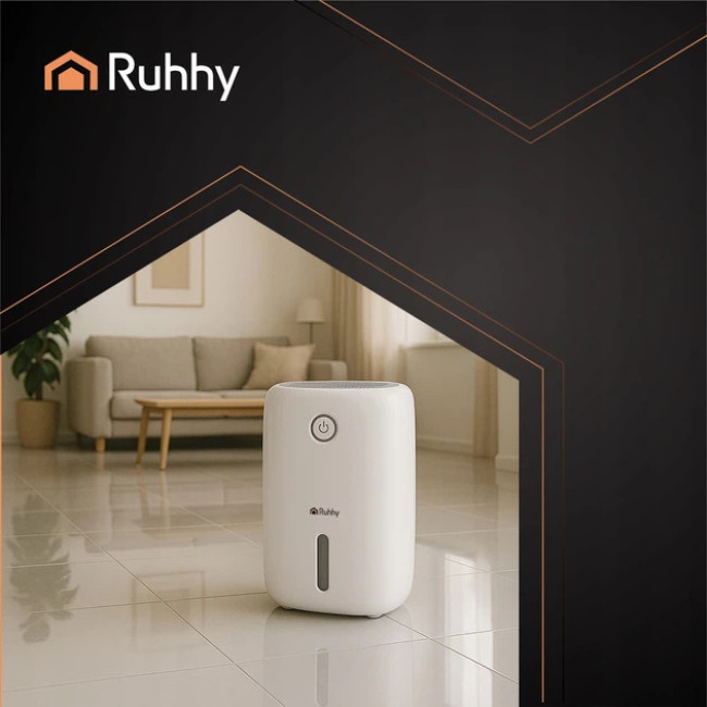 Осушитель воздуха RUHHY 22.5 Вт 800 мл 330 мл в день Белый (26829)