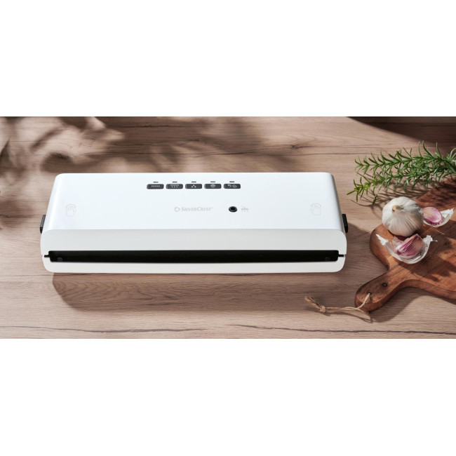 Вакуумный упаковщик SilverCrest SV 130 A1 White (130 Вт, режимы Wet/Soft, Германия)