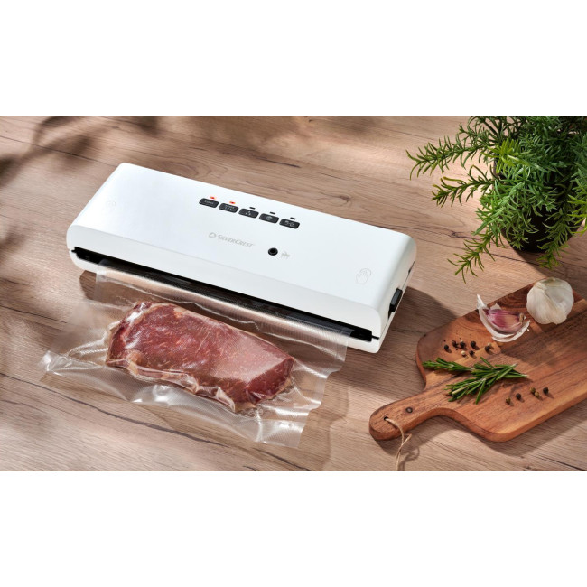Вакуумный упаковщик SilverCrest SV 130 A1 White (130 Вт, режимы Wet/Soft, Германия)