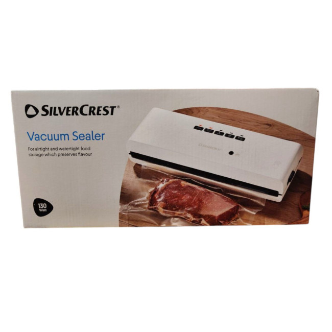 Вакуумный упаковщик SilverCrest SV 130 A1 White (130 Вт, режимы Wet/Soft, Германия)