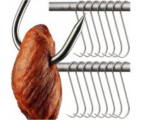 Крючки для копчення м'яса S-образна форма 15 шт Kaminer (25553)
